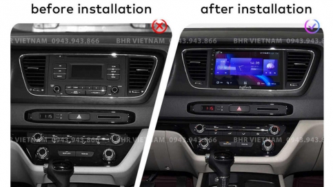 Màn hình DVD Android liền camera 360 Kia Sedona 2015 - nay | Fujitech 360 